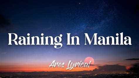 Manila Lyrics .